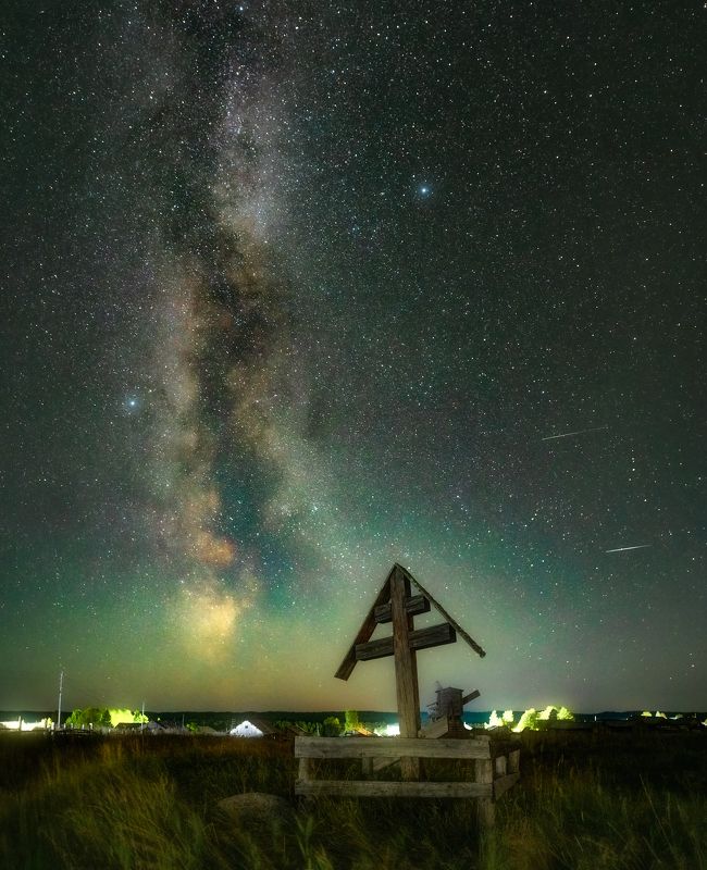 архангельская_область кимжа ночь млечный_путь Путь в небоphoto preview