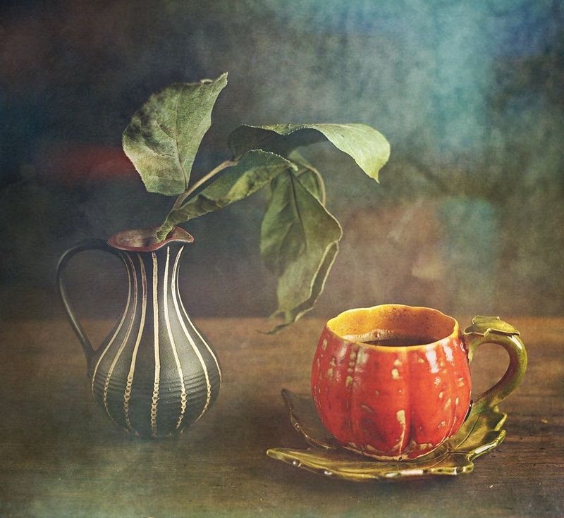 z filiżanką kawyphoto preview