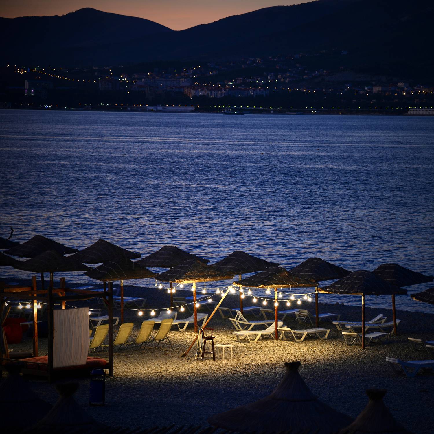 Вечер курортного дня. Автор: Байдуков Александр вечер, курорт, геленджик, пляж,, Байдуков Александр