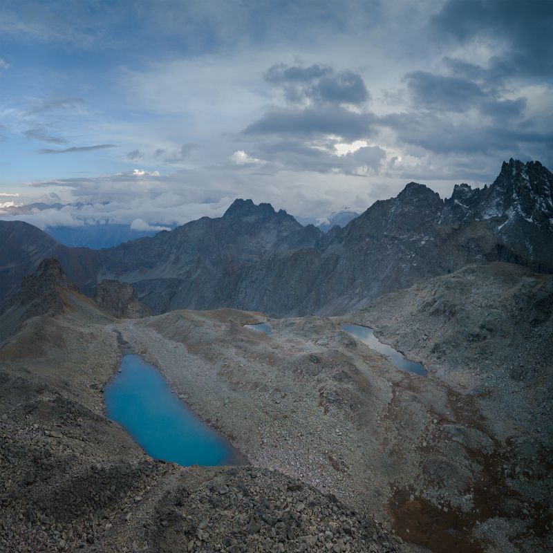 кавказ, домбай, пейзаж, горы, природа, озеро Озера Домбаяphoto preview