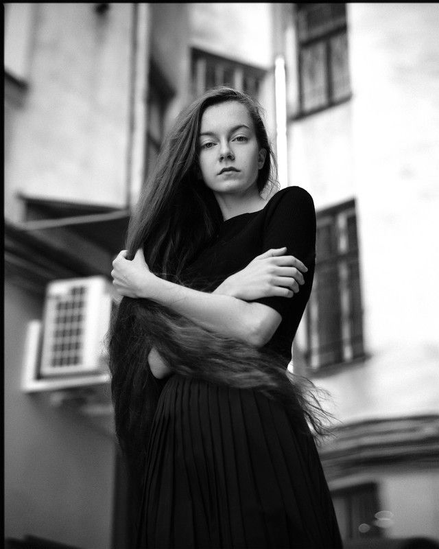 портрет, женский портрет, женская красота, девушка, чб, чернобелое, гламур, модель, model, glamur, portrait, bw, black and white Машаphoto preview