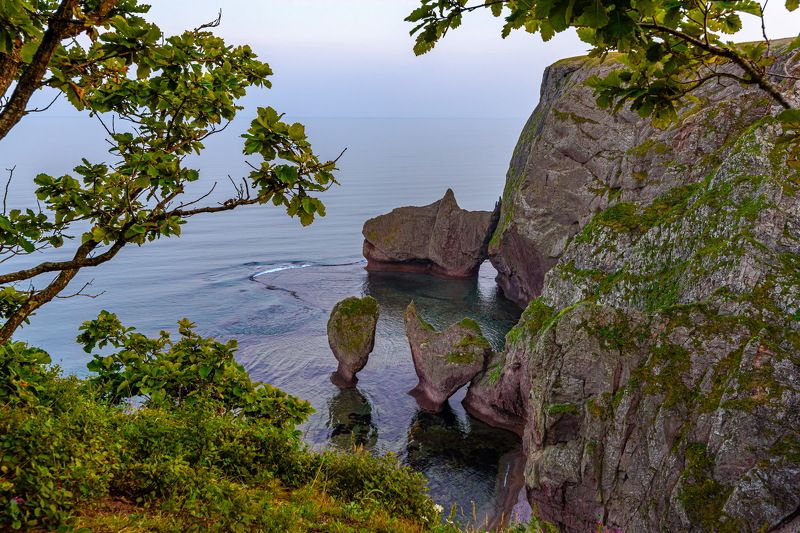 тимофеевка, скалы, море, лето Кекуры бухты Дубовойphoto preview