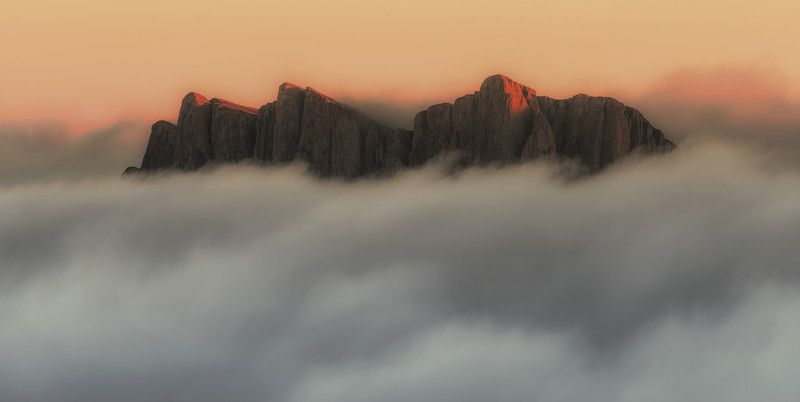 большой, тхач, осень, 2015, облака, туман, утро В океане облаковphoto preview