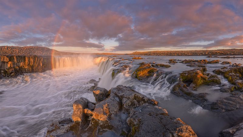 iceland, selfoss Закат на  Selfoss...photo preview