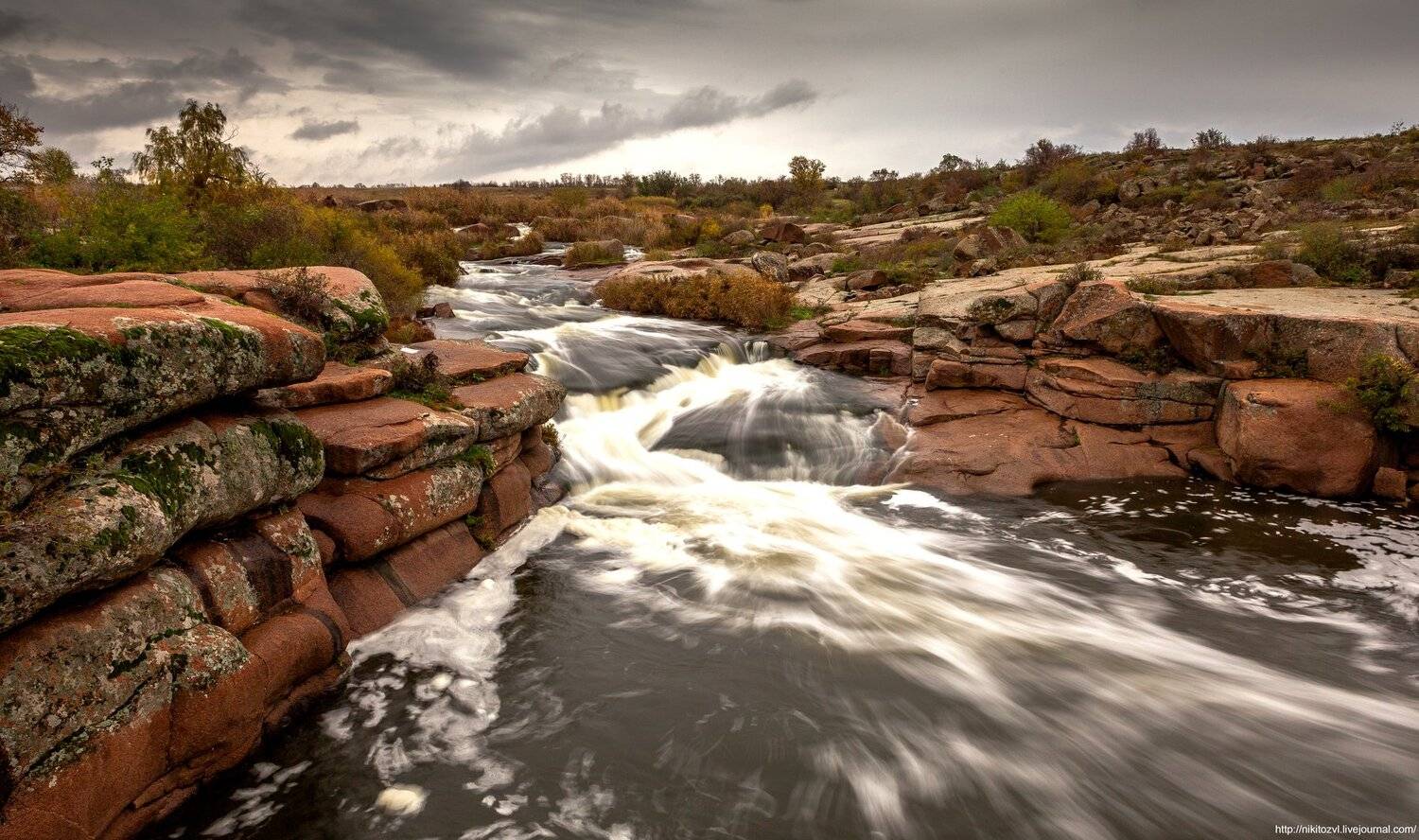 украина, осень, река, пейзаж,, Никита Сердечный