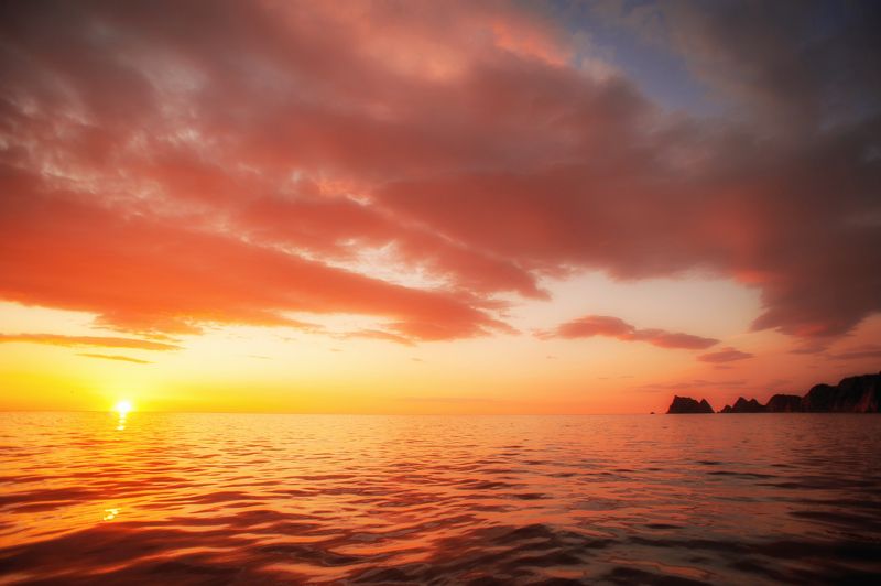 рассвет, тихий океан, камчатка Рассвет в Тихом океанеphoto preview