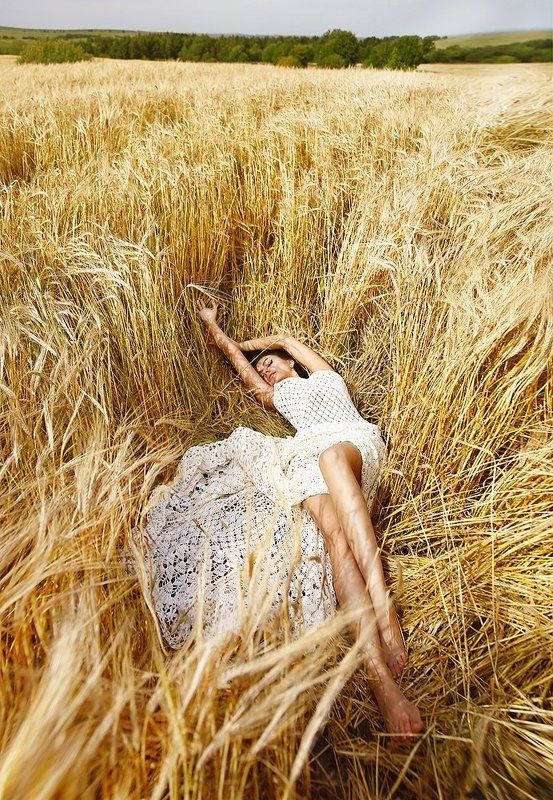 Лето, девушка, погода, природа, пейзаж, фото, новое, трава, поле, пшеница Мое летоphoto preview