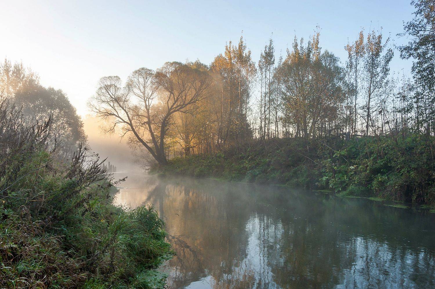 На осенней реке. Автор: Валерий , Валерий