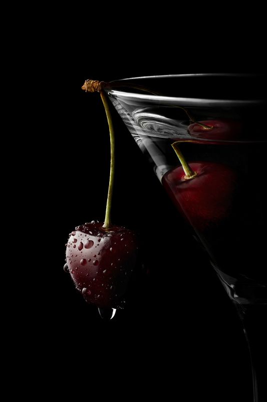 черешня, вишня, бокал Cherryphoto preview