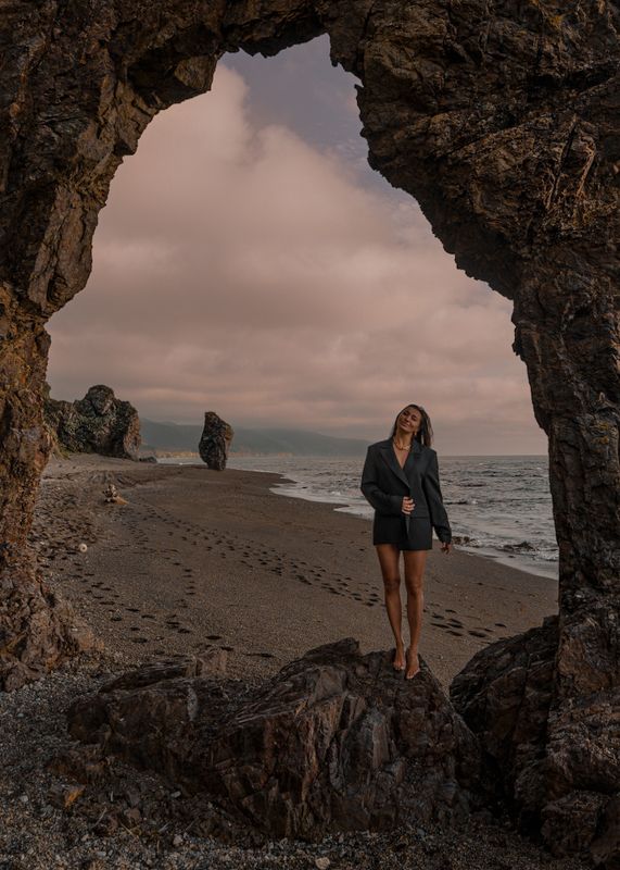 Природа Сахалин Пейзаж Мыс Птичий фото превью