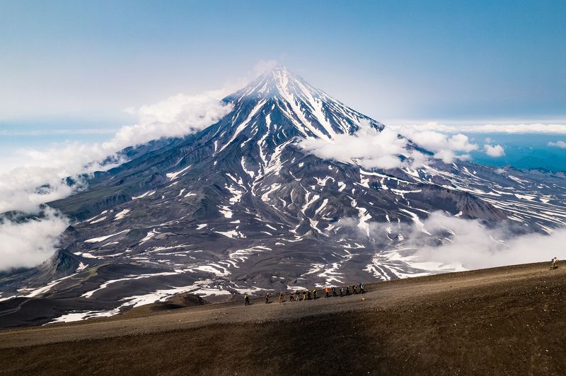 камчатка, вулкан, корякский, восхождение, камчатский край, аэросъемка, корякский вулкан С видом на Корякский!photo preview