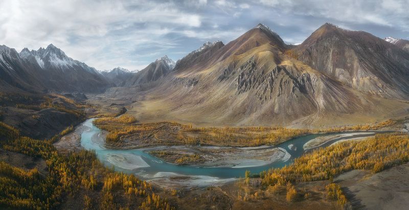 алтай, горный алтай, аргут, катунский хребет, сибирь, осень Алтайская осеньphoto preview