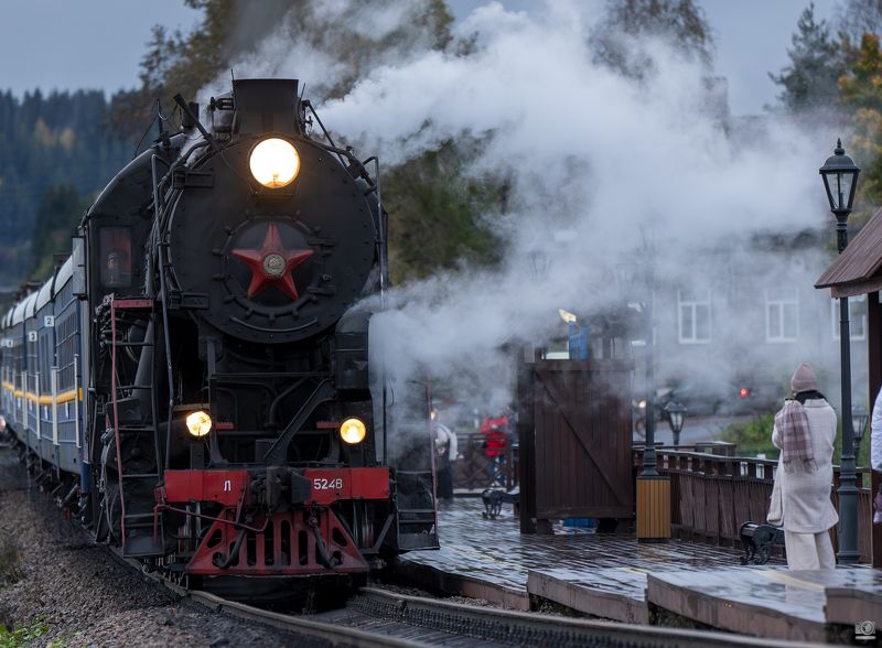 Рускеальский экспресс на станции Сортавалаphoto preview