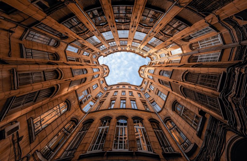 санкт-петербург, двор-колодец, архитектура, город, питер, спб, architecture, saint petersburg Двор-колодецphoto preview