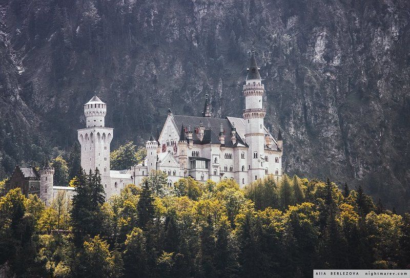 Neuschwanstein, Castle, Hohenschwangau, Germany, mountains, autumn, Германия, осень, горы, Нойшванштайн Neuschwanstein Castlephoto preview