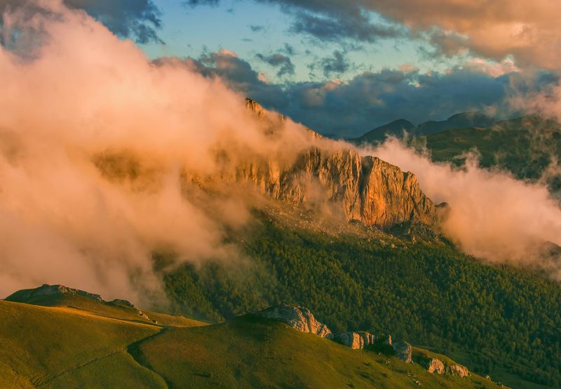 осень, ачешбок, 2015, закат, сентябрь Однажды вечеромphoto preview