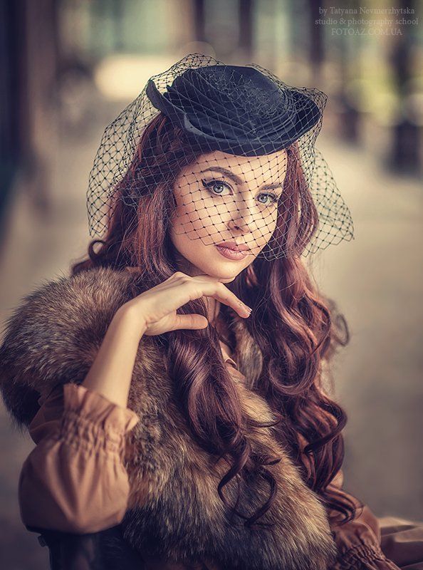 Взгляд, Винтаж, Портрет, Ретро Полинаphoto preview