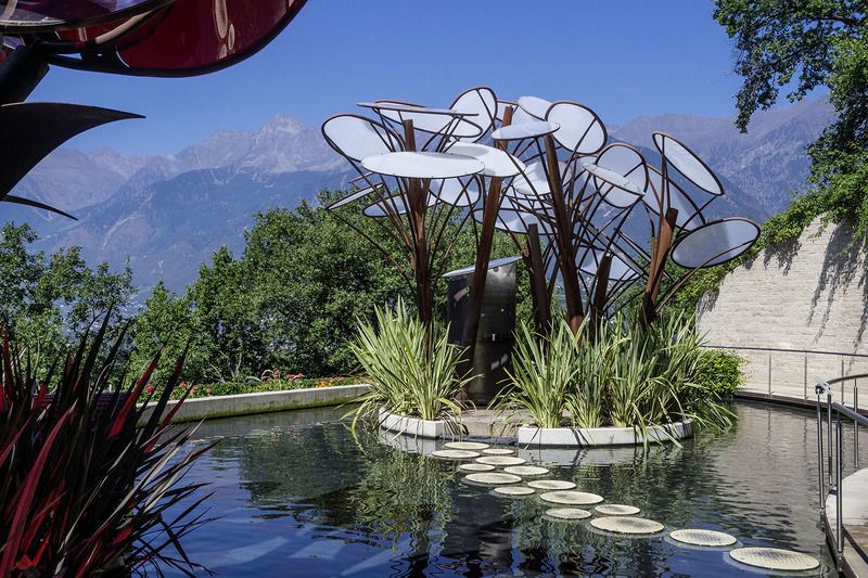 Die Gärten von Schloss Trauttmansdorff in Meran/Südtirol.photo preview