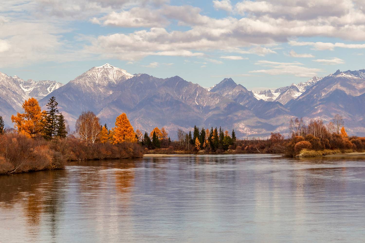 бурятия, тункинская долина, иркут, октябрь, Koledova Irina