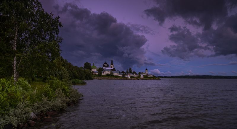 горицы на шексне, горицы, шексна Неспокойный вечерphoto preview