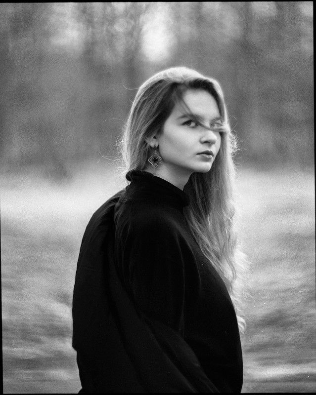 портрет, женский портрет, женская красота, девушка, чб, чернобелое, гламур, модель, model, glamur, portrait, bw, black and white Альбинаphoto preview