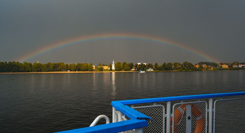 Радуга в небе Ярославля.photo preview