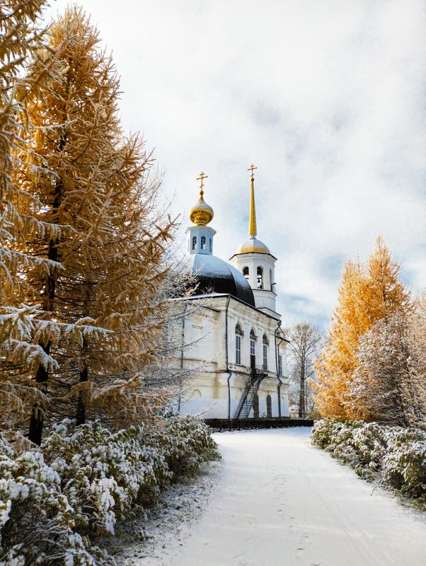 Янтарь у Свято-Троицкого Собора в Онеге.photo preview