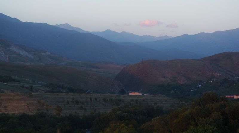 горы, закат, Казахстан, На закатеphoto preview