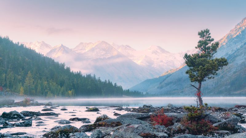 Рассвет на Среднем Мультинскомphoto preview
