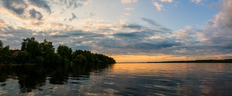 Июньский вечер на Волгеphoto preview