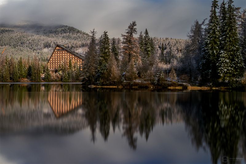lake , mountains , autumn , tatra mountains , reflection , slovakia , moutains photo preview