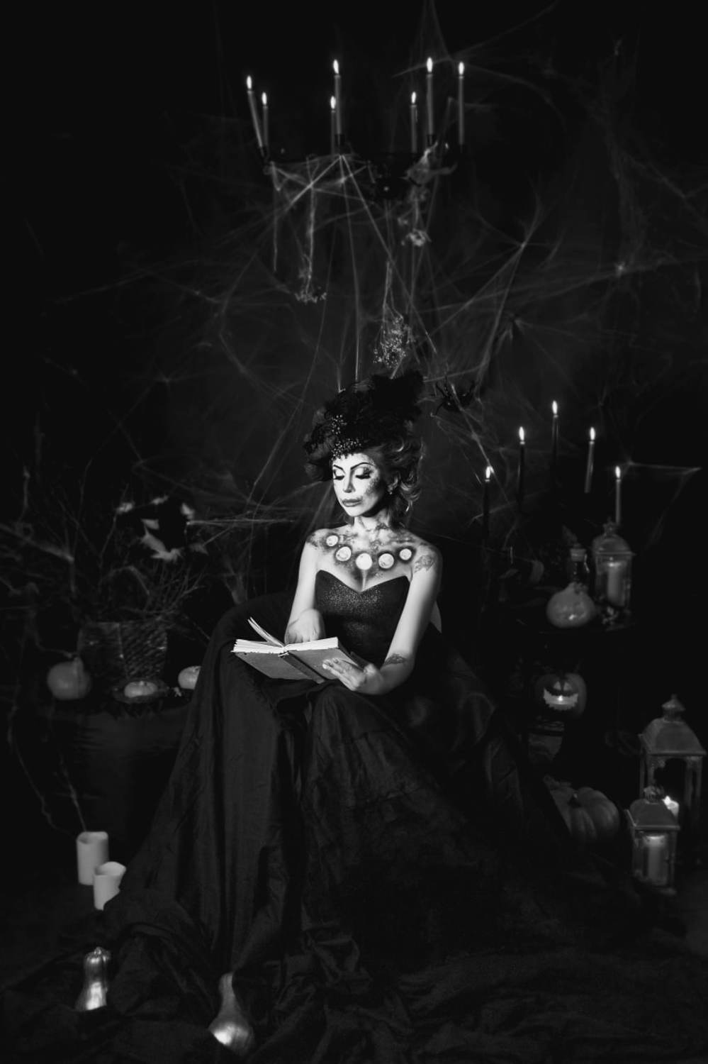 хэллоуин, halloween, портрет, portrait, осень, autumn, female portrait, ведьмочка, магия, ведьма, женский портрет, фотосессия, photoshoot, портрет, студийный портрет, студийная фотосессия, Ману Фалько