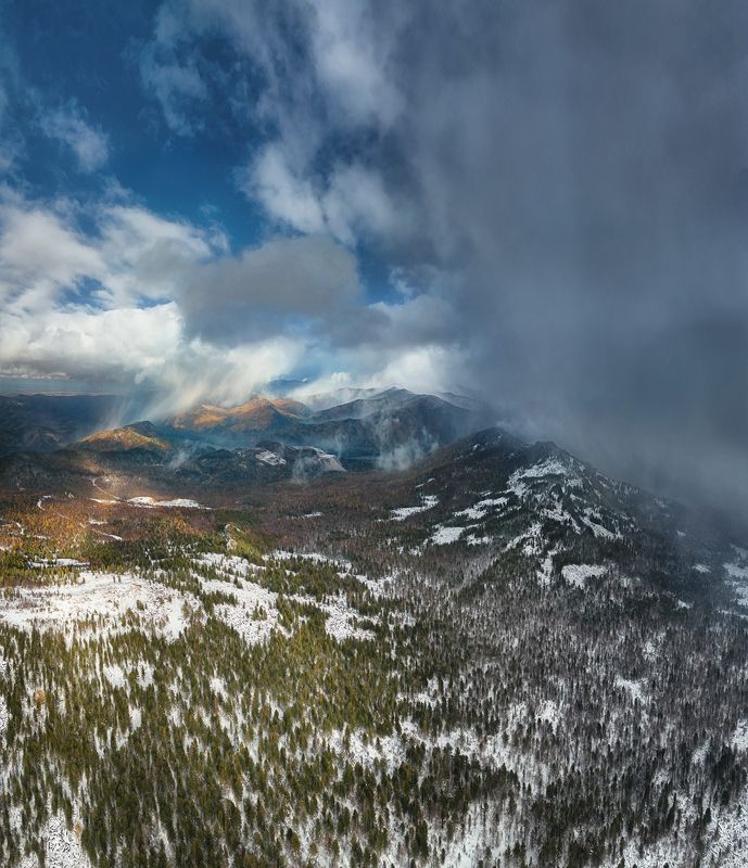 сибирь, саяны, горы, лес, снег, siberia, sayans, mountains, forest, snow Саяныphoto preview