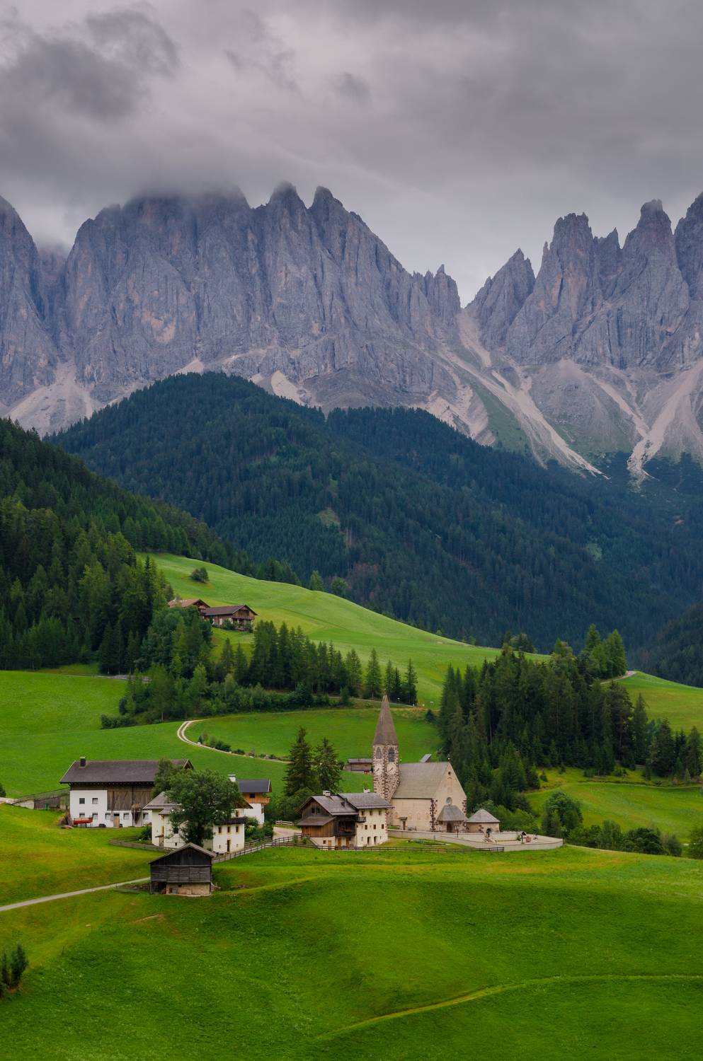 утро в Доломитовых Альпах. Автор: Alexey S , Alexey S