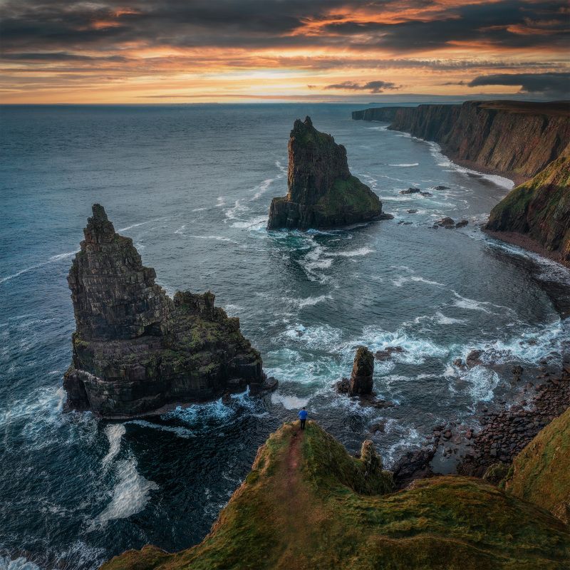 шотландия, scotland, великобритания, great britain, duncansby stacks Duncansby Stacks in Scotland.photo preview