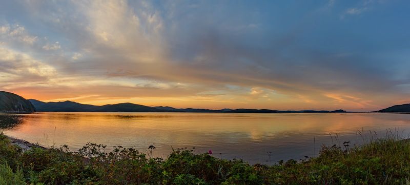 море, лето, вечер, бухта южная, залив владимира Вечер в бухте Южнойphoto preview