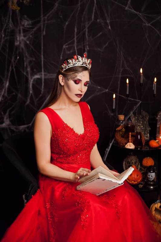 хэллоуин, halloween, портрет, portrait, осень, autumn, female portrait, женский портрет, фотосессия, photoshoot, портрет, студийный портрет, студийная фотосессия, ведьмочка, магия, ведьма  фото превью