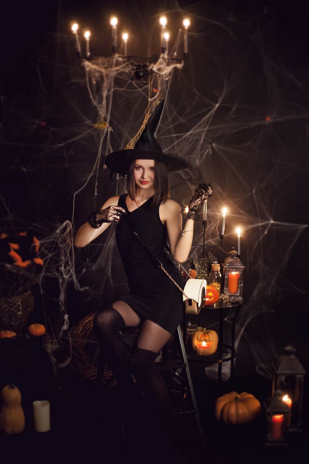 Автор: Ману Фалько хэллоуин, halloween, портрет, portrait, осень, autumn, female portrait, женский портрет, фотосессия, photoshoot, портрет, студийный портрет, студийная фотосессия, ведьмочка, магия, ведьма, Ману Фалько