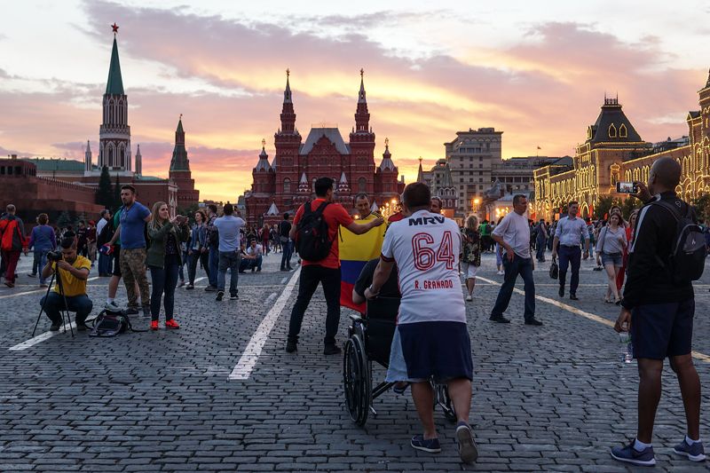 летний вечер на Красной... фото превью