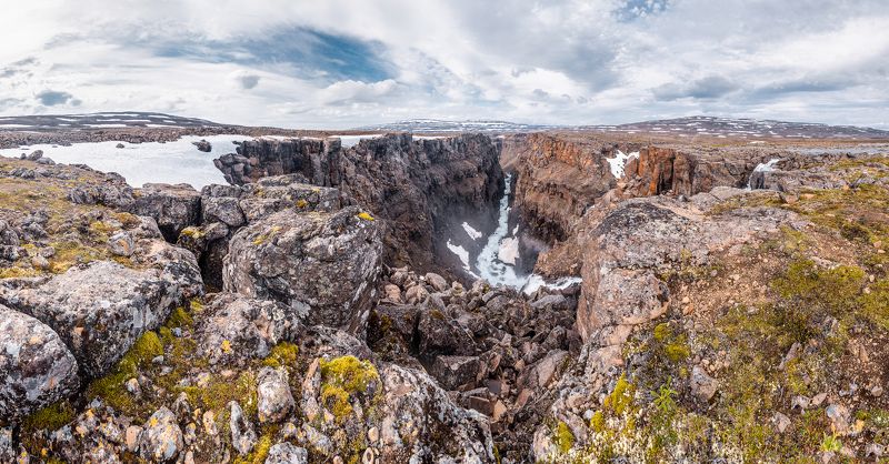 Плато Путорана, Путорана, Хикикаль, каньон Трещина в платоphoto preview