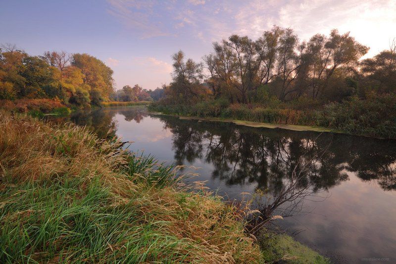 северский донец, утро рассвет река Утро на Северском Донце.photo preview