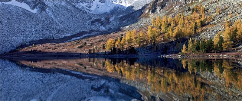 Алтай, Горы, Крепкое Озеро, Отражение, Утро, Ярославский Виталий Крепкие Отраженияphoto preview