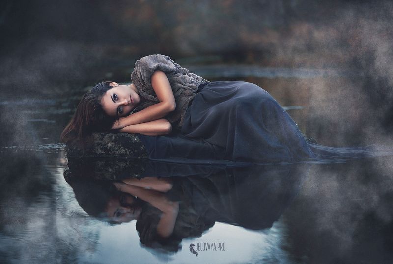 hair  girl  woman  model  view  profile  magic  soul  truth  curls  bright  poster  design  youth  river  autumn  water  witch  beautiful Осенний островphoto preview