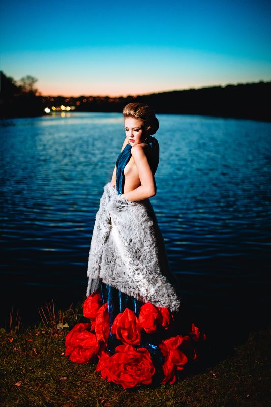 Autumn, Beauty, Dress, Fashion, Flash, Girl, Look, Magic, Night, Вечер, Вода, Дизайнер, Мода, Модель, Модельер, Осень, Платье, Стилист, Цветы Secretphoto preview