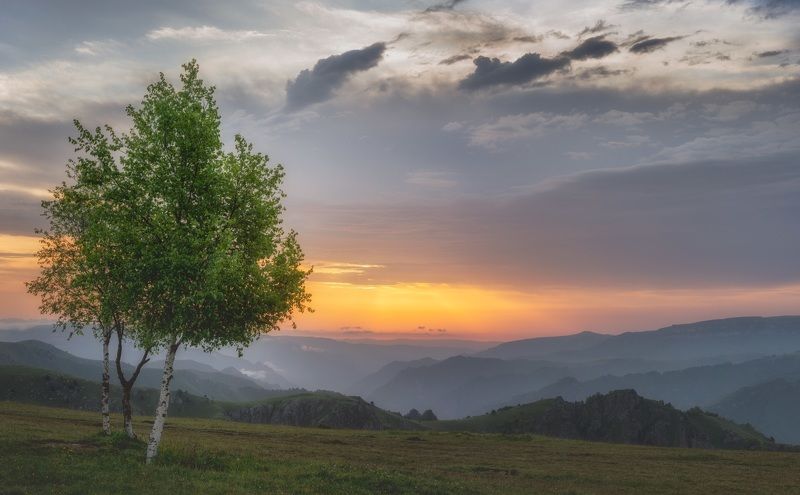 кабардино-балкария, горы, эльбрус, рассвет Утренняя гармонияphoto preview