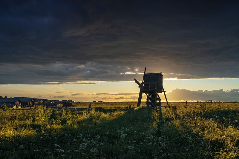 ветряная мельница, кимжа На краю селаphoto preview