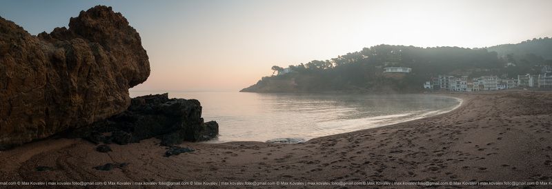 Catalonia, Catalunya, Cataluña, Europe, Spain, beach, coast, nature, panorama, winter, Европа, Испания, Каталония, берег моря, зима, панорама, пляж, побережье, природа Зимний пляж / Winter beachphoto preview
