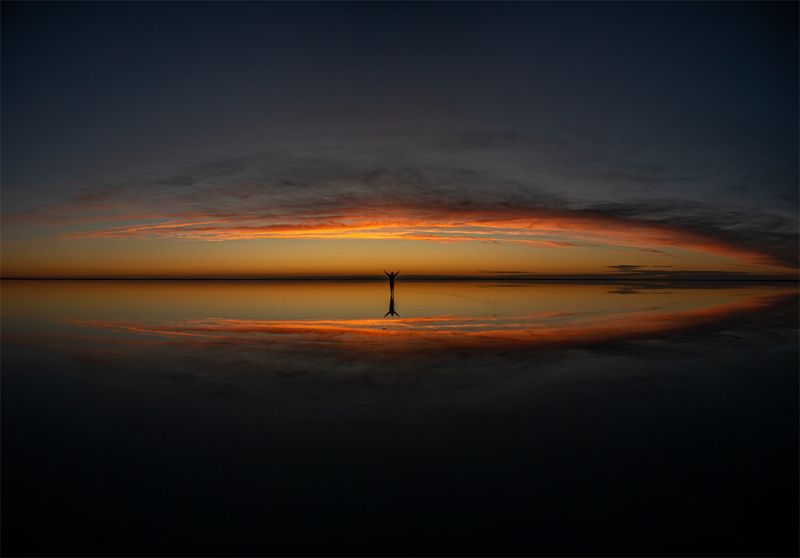 Закат на 15-километровом зеркалеphoto preview