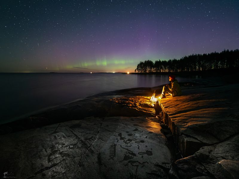 петроглифы маяк онежское ночнаясъемка lowlight photo preview