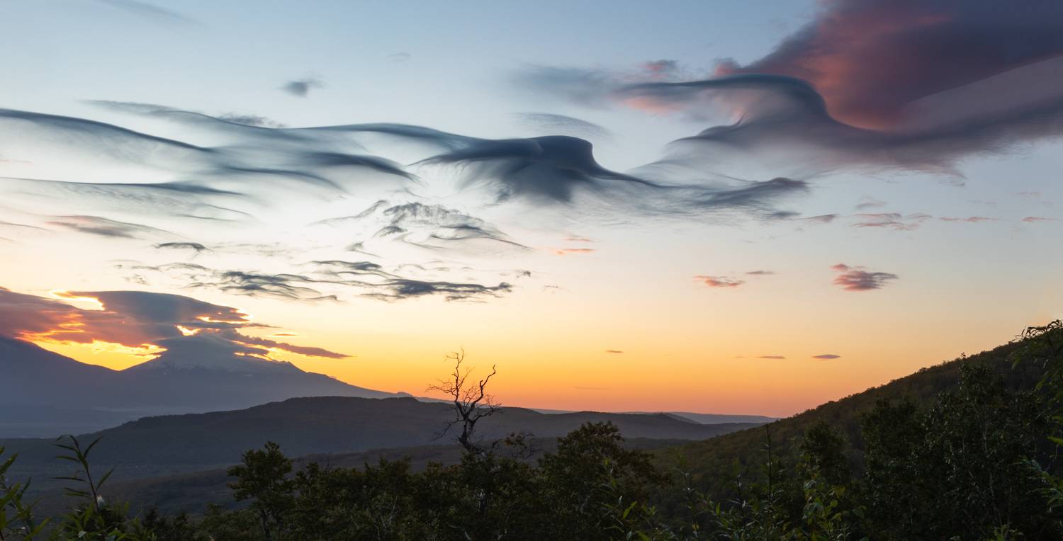 камчатка, рассвет, пейзаж, Максин Александр